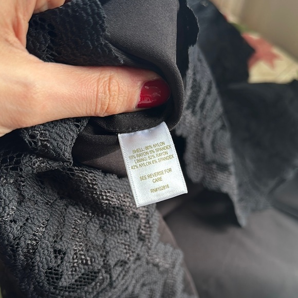 Garnet Hill Elegant Black Lace Dress - Picture 9 of 9